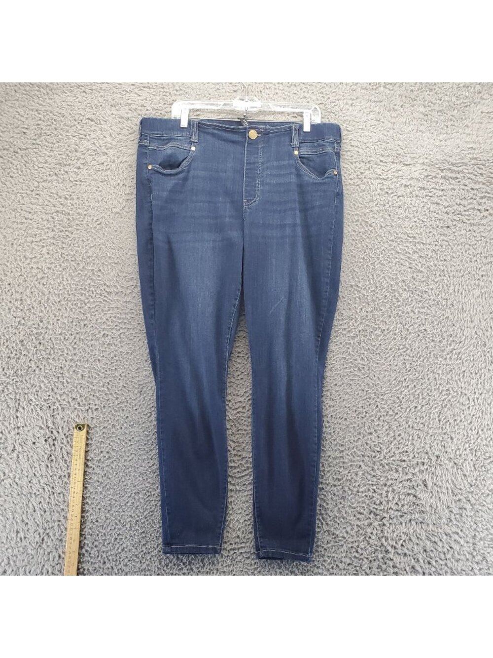 Liverpool Jeans Womens 20W Blue The Skinny Stretch Mid-Rise Denim Pants